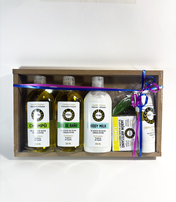 Caja Nogal con Jabón de Limon